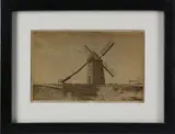 Amber by H. S. Wyer, Photograph of the Old Mill, offered Jul 2021