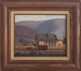 Christopher Robbins, October Harvest, Oil on Artist Board