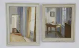Joan Griswold, The Guest Room, Oil on Canvas