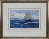 Cuttysark on Indian Ocean by James Griffiths, Watercolor on Paper, offered Jul 2021