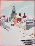 Doris and Richard Beer, Snowy Stone Alley
