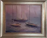 In The Mist of Sailing by Christopher Bonelli, Oil on Canvas, offered Jul 2021