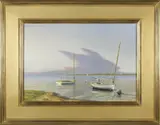 William P. Duffy, Three in the Light, Oil on Linen