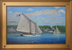 Untitled by William Lowe, Oil on Linen, offered Dec 2021
