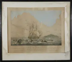 William John Huggins, South Sea Whale Fishery, Lithograph