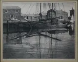 Ruth Haviland Sutton, Reflections, Nantucket, Etching