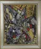 Oscar Gauthier, Composition, 1957, Oil on Canvas