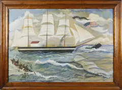 Kolene Spicher, Portrait of the Essex, Watercolor on Paper
