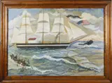 Kolene Spicher, Portrait of the Essex, Watercolor on Paper
