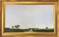 Barrett Farm Road by Kenneth Layman, Oil on Panel, offered Dec 2021