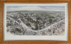 Richard Rummell, Harvard University, Lithograph of