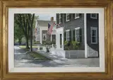 Upper Main Street, Nantucket by R. Benjamin Jones, Acrylic on Panel, offered Apr 2021