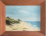 Squam Head by Louise Stark, Oil on Board, offered Apr 2021