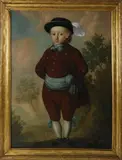 Portrait of Jonas Colin as a Three Year Old by Georg Mathias Fuchs, Oil on Canvas, offered Apr 2021