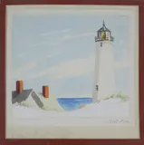 Doris and Richard Beer, Great Point Light