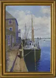 James Francis Barker, The Endeavor – Nantucket, Oil on Canvas