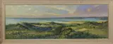 Illya Kagan, Panoramic Distant View of  Nantucket Harbor and the Jetties