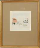 Killen’s Wharf by Early Doris and Richard Beer, Watercolor, offered Aug 2021