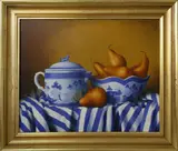 Canton Still Life by William Penniman Storck, circa 1998, Oil on Canvas, offered Aug 2021