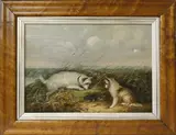 George Armfield, Two Terriers on the Hunt