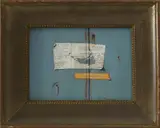 Island Charm by Robert Trotter Trompe l’oeil, Oil On Panel, offered Oct 2020