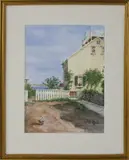 The Guardian, Cash’s Court by Rare Jane Brewster Reid, Watercolor, offered Oct 2020