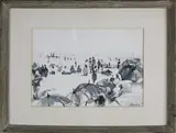 Andrew Shunney, Beach Goers, Nantucket