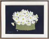 Andrew Shunney, Daisies in a Basket Still Life