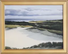 Distant Surf by Vincent Calarco, Oil on Linen, offered Jul 2020