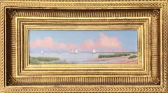 Michael Keane, Reduction of Nantucket Harbor Morning, Oil on Canvas Board
