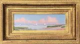 Michael Keane, Reduction of Nantucket Harbor Morning, Oil on Canvas Board