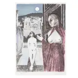 Paul Delvaux, La Reine de Saba, 1982, Screenprint in colors on Arches paper
