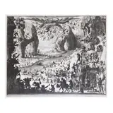 Erik Desmazieres, La Tentation de Saint Antoine (Fitch-Febvrel 141-1), 1993, Etching, aquatint and roulette on wove paper