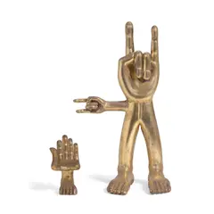 Group of Two Hand Foot Sculptures by Pedro Friedeberg, sold Jan 2025