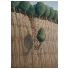 Bruce Lowney, Suicide, oil on canvas