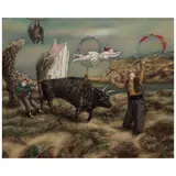 Aleksandr Petrov, Magician's Assistant, 1995, oil on panel