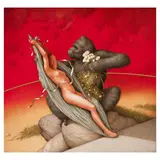 Mark Spencer, Gorilla with Flowers, oil on canvas
