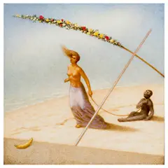 The Flower Arch by Mark Spencer, oil on panel, sold Jan 2025