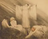 'Le Poem' by Louis Icart, etching in colors, 1928, offered Jun 2023