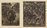 Albert Abramovitz, 1). ''Dangerous Crossing''- wood, engraving