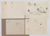 Louis Bosa, Erotica sketches 4, pen and ink on paper, 1