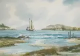 Fred Leach, Sailboat near Shore