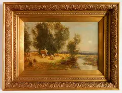 C. N. Williams, - Haying Time-, oil on canvas