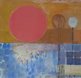 Bruno Saetti, Paesaggio col sole