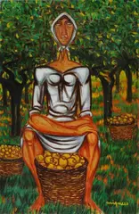Giuseppe Migneco, Donna e limoni
