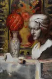 Olga Abramova, Taj Mahal, oil on canvas