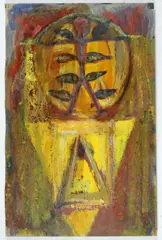 Custo t'ode by Bruno Ceccobelli, 1988, Sul verso: firma, offered Apr 2018