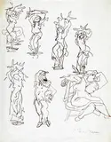 Lucio Fontana, Studi per scultura in ceramica