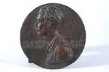 Antonio Maraini, Aldous Nuxley, 1927, medaglia in bronze