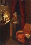 Figura in un interno by Cafiero Filippelli, offered Apr 2018